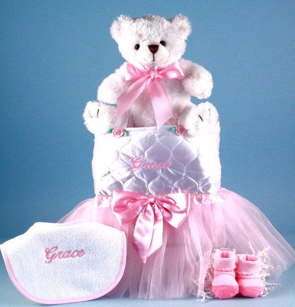 Tote, Tutu, and Teddy Baby Gift