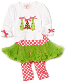 Triple Tree Holiday Outfit by Mudpie (#SBGB13) - Stork Baby Gift Baskets