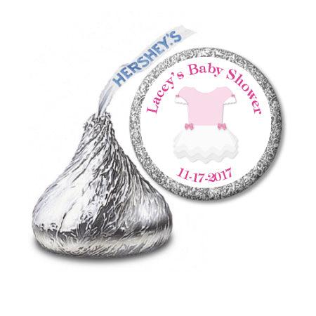 Tutu Cute Personalized Baby Shower Sticker - StorkBabyGiftBaskets.com