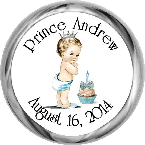 Chalkboard Prince 1st Birthday - Boy's First Birthday (#KBI114) - StorkBabyGiftBaskets.com
